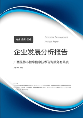 廣西桂林市智享信息技術(shù)咨詢服務(wù)有限責(zé)任公司企業(yè)發(fā)展分析報(bào)告